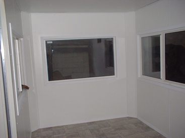 Internal living quarters with tiling