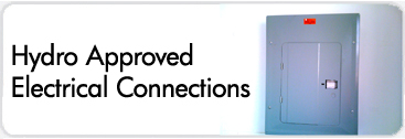 Hydro approved electrical connections